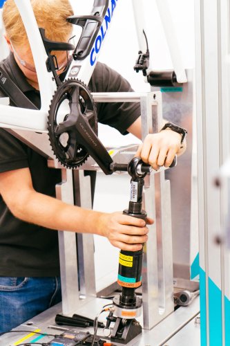 How Colnago, Cervélo, and Specialized road bikes compare in stiffness testing