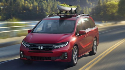 Honda, Honda Odyssey, Honda recalls 440,830 Odyssey minivans for rear curtain airbags that may deploy after hitting a pothole