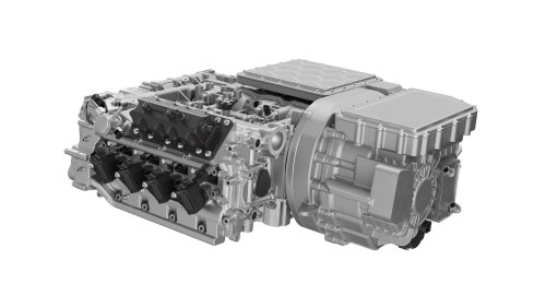 Turning a 4-cylinder engine on its side lets this company turn EVs into gas-sipping hybrids