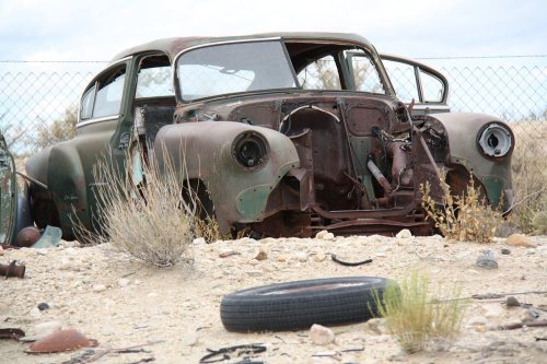 Las joyas del depósito de chatarra Valley Auto Wrecking en Thatcher, Arizona
