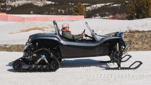 I drove a radial-engined dune buggy on ice—it was pure joy
