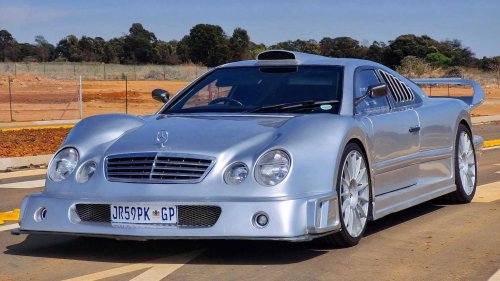 Mercedes-Benz GTR tribute built by car enthusiast in garage