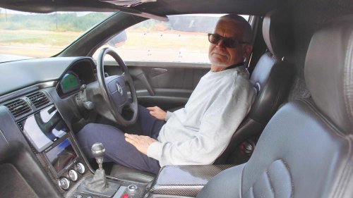 Mercedes-Benz GTR tribute built by car enthusiast in garage