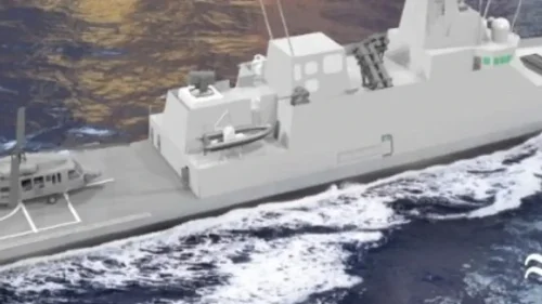 España saca pecho ante Marruecos y acaba con una tradición de cuatro décadas lanzando al mar este patrullero de Navantia
