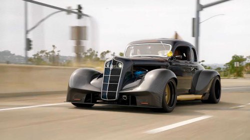 1935 Plymouth coupe gets 800-HP Viper V10 and GT1 race chassis