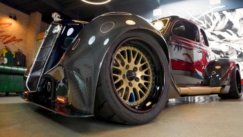 1935 Plymouth coupe gets 800-HP Viper V10 and GT1 race chassis