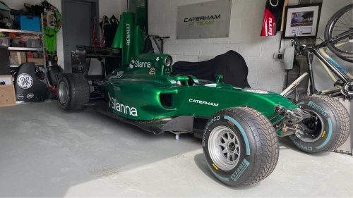 Photos: Electrician reconstructs crashed Formula 1 car wreckage into track-ready beast