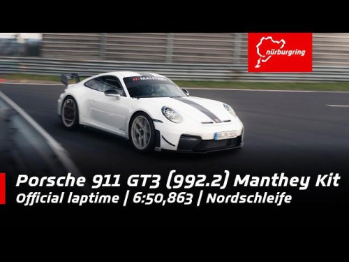 Porsche y Manthey vuelven a mandar en Nürburgring con el 911 GT3 dejando en evidencia a chinos y americanos