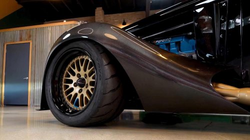 1935 Plymouth coupe gets 800-HP Viper V10 and GT1 race chassis