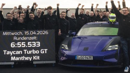 Porsche vuelve a reinar en Nürburgring, el Taycan Turbo GT de Manthey destroza a Xiaomi y Rimac