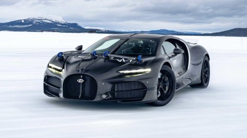 Bugatti, Bugatti Tourbillon, Bugatti 'testing' the Tourbillon in Sweden looks like the best possible snow day