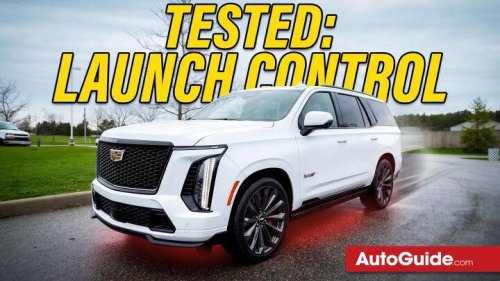 Cadillac, Here's what launching a 682 hp Cadillac Escalade-V is really like