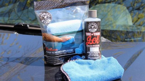 Chemical Guys Tire+Trim Gel high-gloss restorer and protectant review