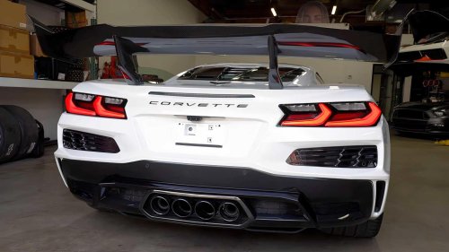 C8 Corvette ZR1 gets F1-style exhaust for Pikes Peak run