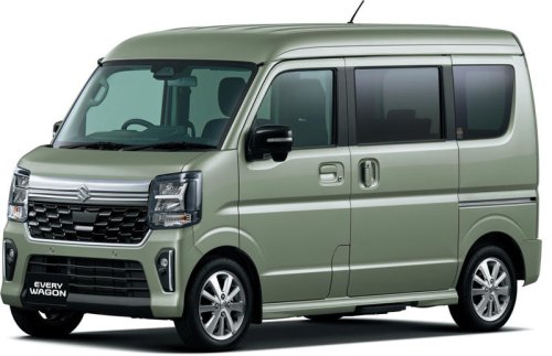 スズキ、「エブリイ」「エブリイワゴン」一部仕様変更で新フロントデザイン採用 価格134万3100円から