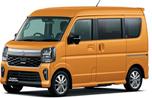 スズキ、「エブリイ」「エブリイワゴン」一部仕様変更で新フロントデザイン採用 価格134万3100円から