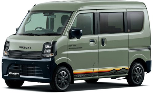 スズキ、「エブリイ」「エブリイワゴン」一部仕様変更で新フロントデザイン採用 価格134万3100円から
