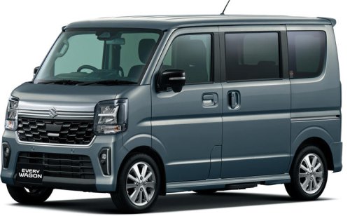 スズキ、「エブリイ」「エブリイワゴン」一部仕様変更で新フロントデザイン採用 価格134万3100円から