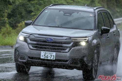 RAV4より重いのに新型フォレスターハイブリッドが超軽快! スバル独自の機械式AWDのスゴさって?