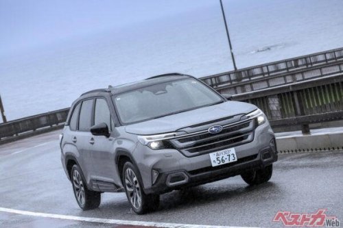 RAV4より重いのに新型フォレスターハイブリッドが超軽快! スバル独自の機械式AWDのスゴさって?