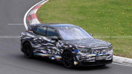 Bentley's latest prototype SUV looks colorful and fast at the Nurburgring
