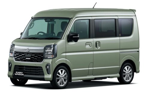 スズキ、「エブリイ」「エブリイワゴン」一部仕様変更で新フロントデザイン採用 価格134万3100円から