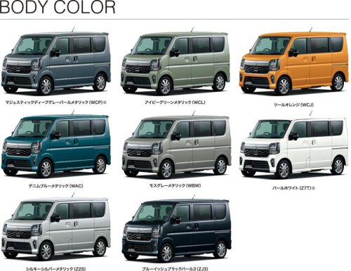 スズキ、「エブリイ」「エブリイワゴン」一部仕様変更で新フロントデザイン採用 価格134万3100円から