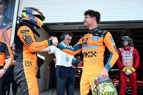 Zak Brown, sobre un posible fichaje de Max Verstappen en McLaren F1 por Oscar Piastri: 