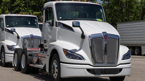 These semi-trucks rely on design as much as driving style to cut diesel consumption