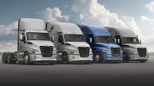 These semi-trucks rely on design as much as driving style to cut diesel consumption
