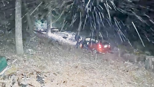 Watch this Honda Fit crash out, roll twice, and drive away like it's nothing