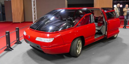 The 455-hp minivan with a Countach engine that Chrysler strangled to death