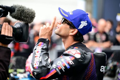 Jorge Martín, pletórico tras su hazaña con Aprilia frente a Bezzecchi en el GP de Francia: 