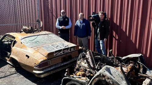 A 1974 Camaro Z28 was just pulled from 55 feet of water—and nobody knows how it got there