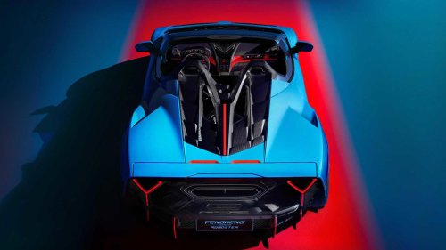 Lamborghini, Lamborghini Fenomeno roadster debuts with 1,065 HP and 15-car run