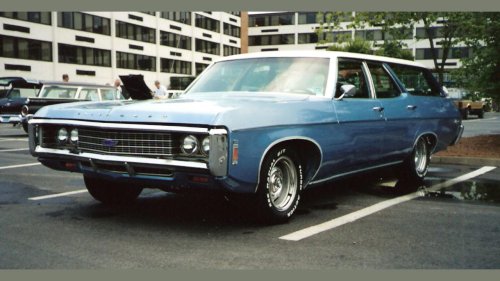 Muscle car power hid inside the 1969 Chevrolet Kingswood 427 family wagon