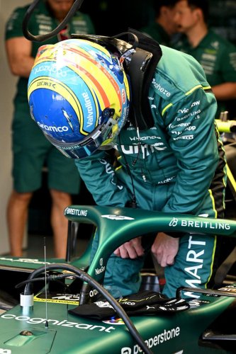 Fernando Alonso, perplejo tras la debacle de Aston Martin y Stroll en el GP de Miami: 