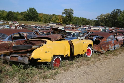 Junkyard treasures from French Lake Auto Parts, Annandale, Minnesota