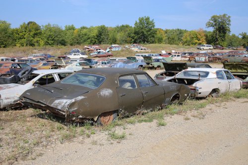 Tesoros vintage de French Lake Auto Parts, Annandale, Minnesota