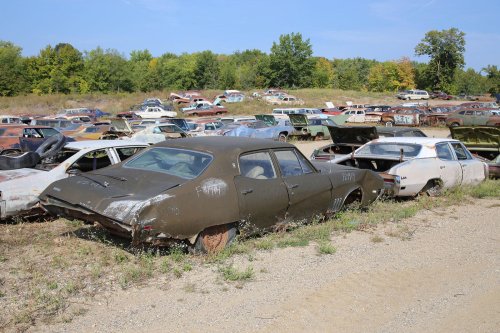 Tesoros vintage de French Lake Auto Parts, Annandale, Minnesota