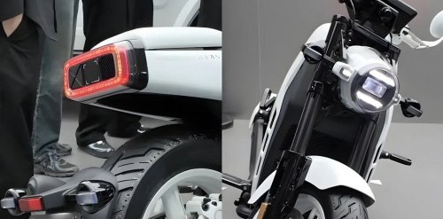Chery sorprende con una moto eléctrica que no necesita enchufe para seguir rodando