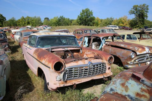 Junkyard treasures from French Lake Auto Parts, Annandale, Minnesota