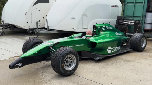 It took a decade to find enough real parts for this home-built F1 car