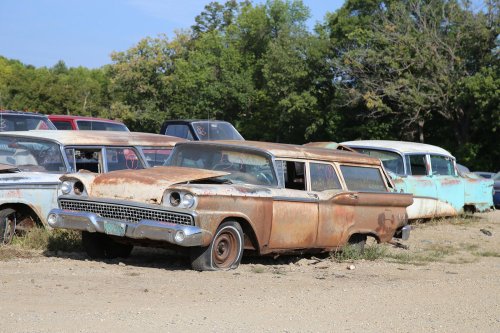 Junkyard treasures from French Lake Auto Parts, Annandale, Minnesota