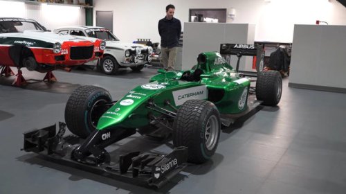 It took a decade to find enough real parts for this home-built F1 car