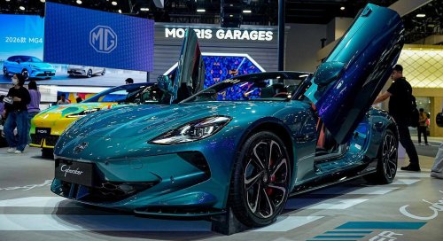 MG, Citroën, Más tecnología para los nuevos MG4 y MG7 mostrados en Pekín