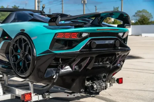Lamborghini, Someone just paid $50,500 for a pink Lamborghini Aventador SVJ that runs a Yamaha engine and lives permanently underwater