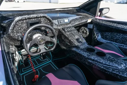 Lamborghini, Someone just paid $50,500 for a pink Lamborghini Aventador SVJ that runs a Yamaha engine and lives permanently underwater