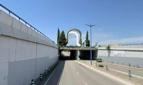 Llegó a una rotonda muy conocida en Leganés y cayó al vacío desde una altura de cuatro metros: reabre el malestar vecinal por este motivo