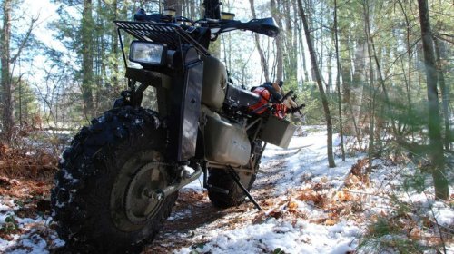 How the Rokon two-wheel drive motorcycle works